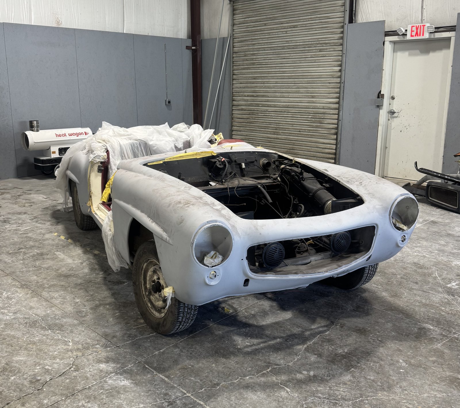 1960 Mercedes 190 SL vintage restoration